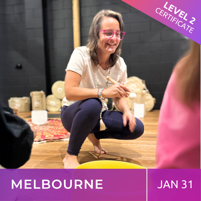 MELBOURNE | Jan 31 | Level 2 Crystal Bowls Certificate | Half Day Class - SOLD OUT -