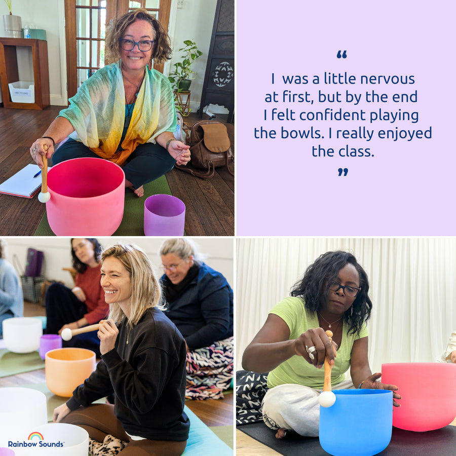 Class Crystal Singing Bowls California