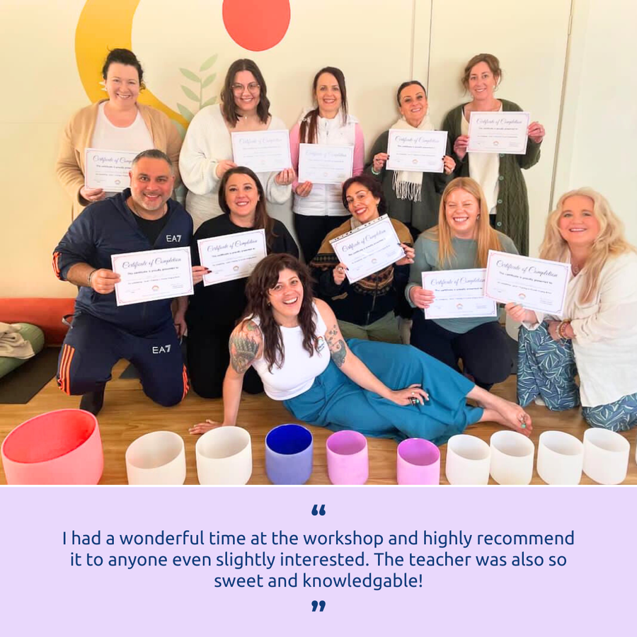 MELBOURNE | Jun 14 | Level 2 Crystal Bowls Certificate | Half Day Class