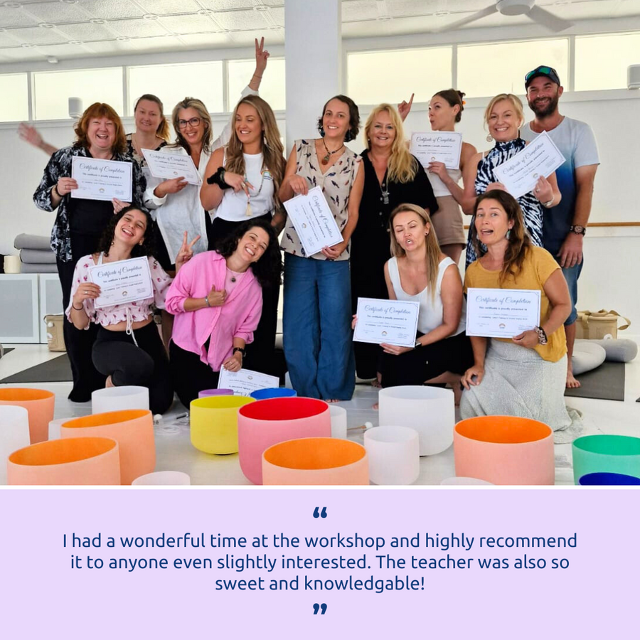 SYDNEY | Oct 18 | Level 2 Crystal Bowls Certificate | Half Day Class