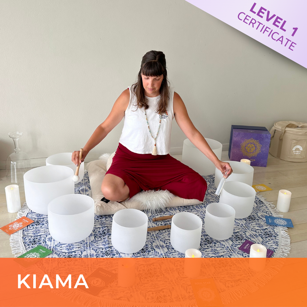 KIAMA Jun 6 - 2026 | Level 1 Crystal Bowls Certificate | Half Day Class