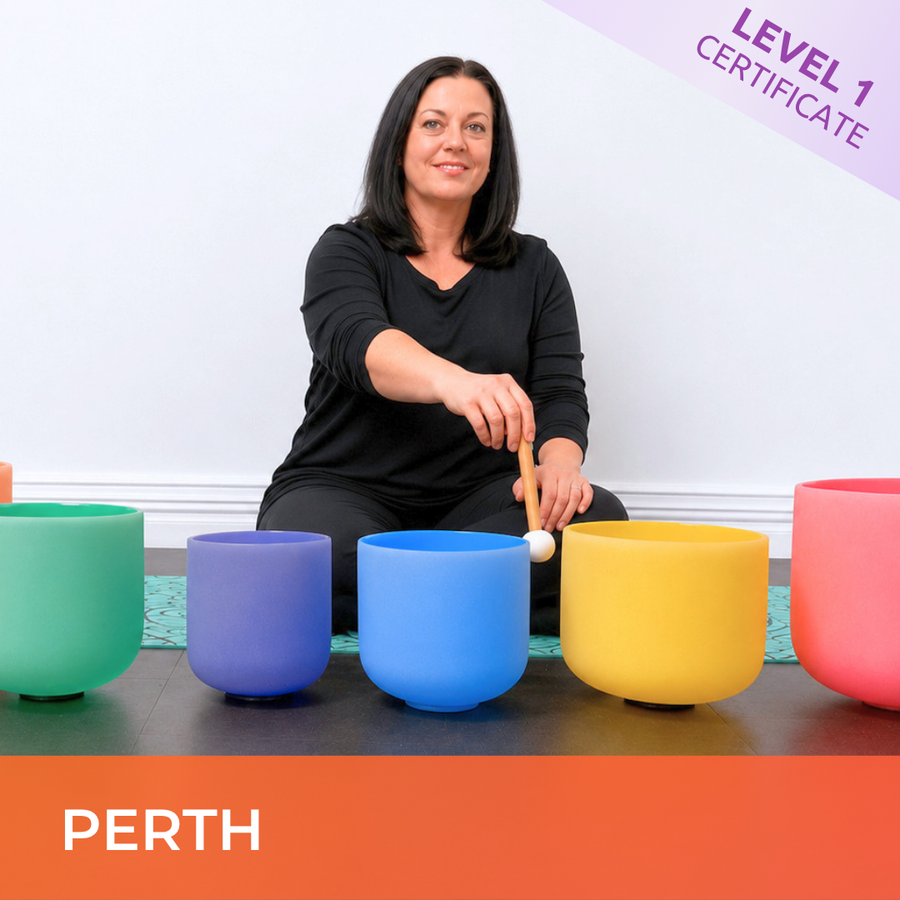 PERTH | Oct 31 - 2026 | Level 1 Crystal Bowls Certificate | Half Day Class