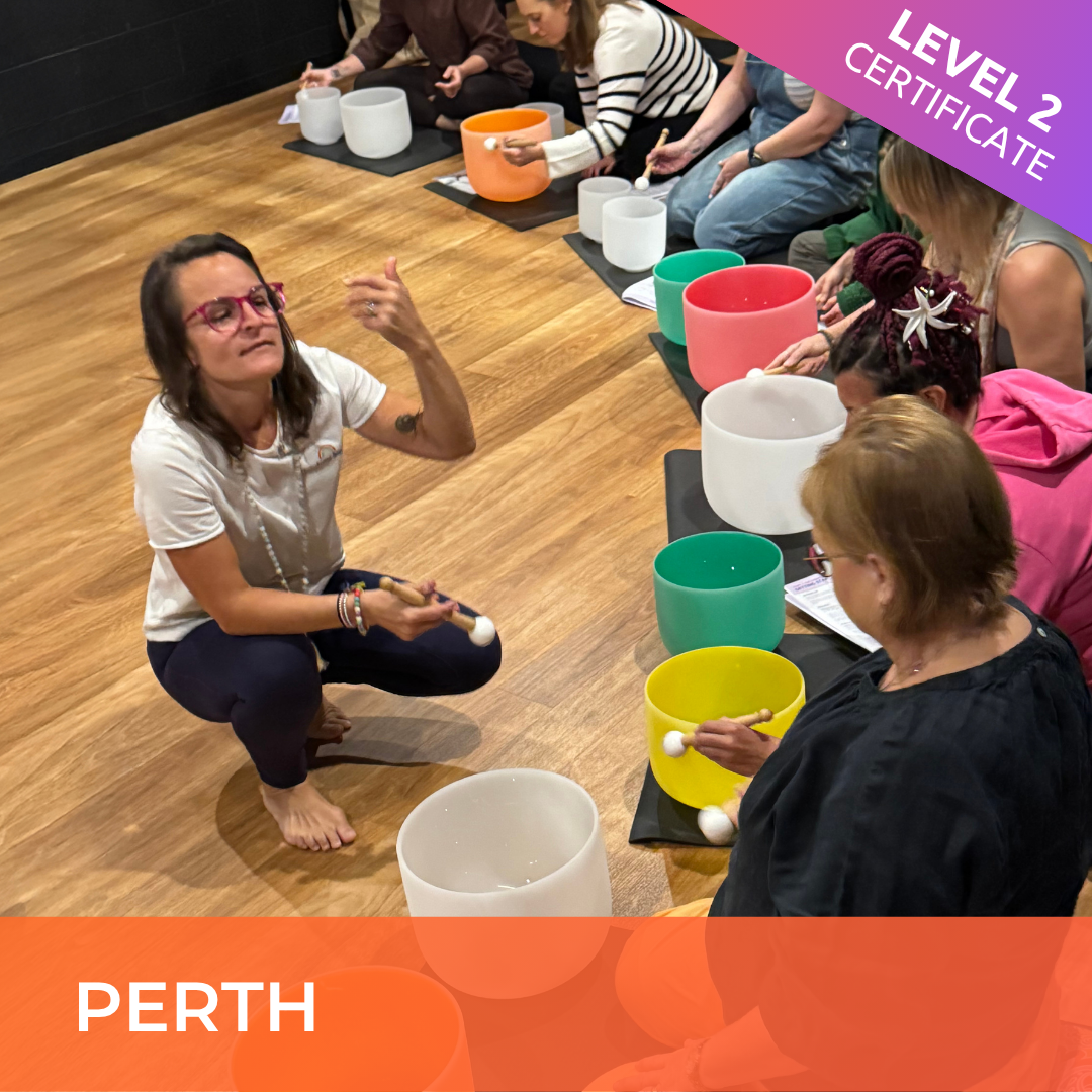 PERTH | Aug 30 - 2026 | Level 2 Crystal Bowls Certificate | Half Day Class