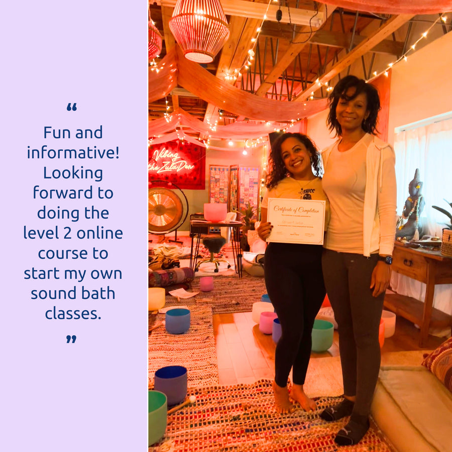 LOS ANGELES, CALIFORNIA | Jan 24th 2026 | Level 1 Crystal Bowls Certificate | Half Day Training