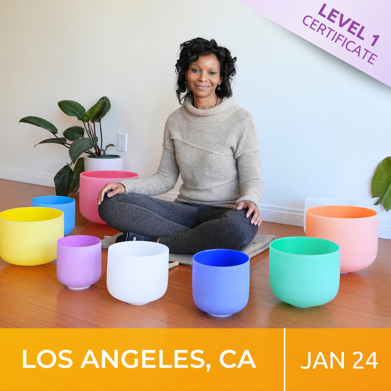 LOS ANGELES, CALIFORNIA | Jan 24th 2026 | Level 1 Crystal Bowls Certificate | Half Day Training
