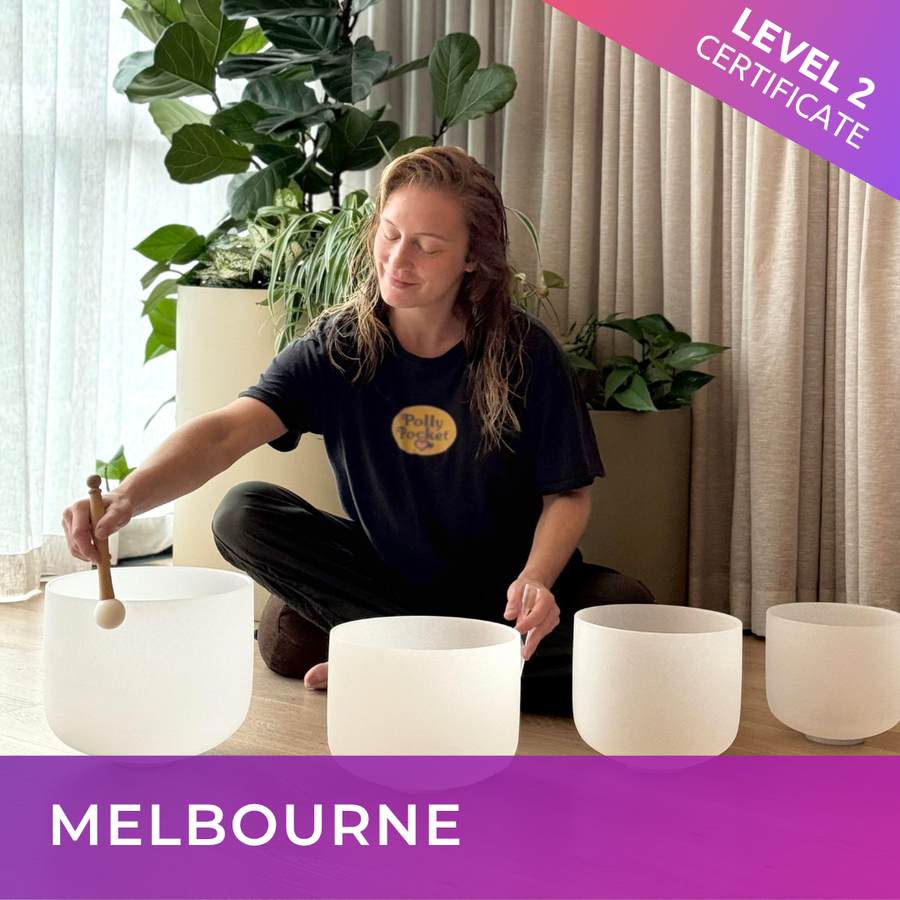 MELBOURNE | Nov 15 - 2026 | Level 2 Crystal Bowls Certificate | Half Day Class