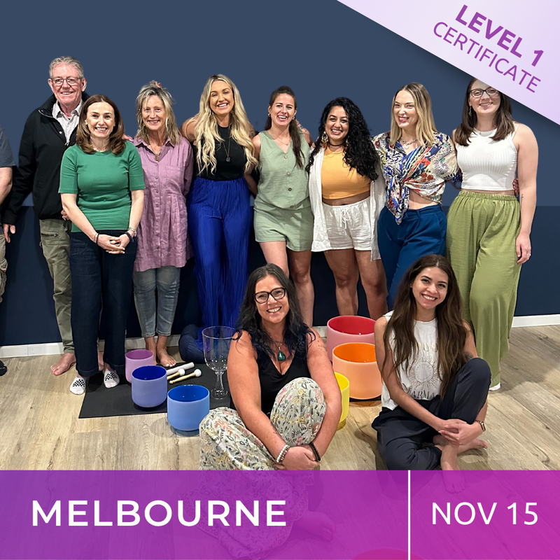MELBOURNE | Nov 15 | Level 1 Crystal Bowls Certificate | Half Day Class
