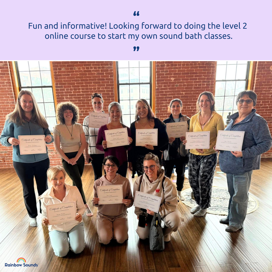 EASTHAMPTON, MA | Aug 08 - 2026 | Level 1 Crystal Bowls Certificate | Half Day Class