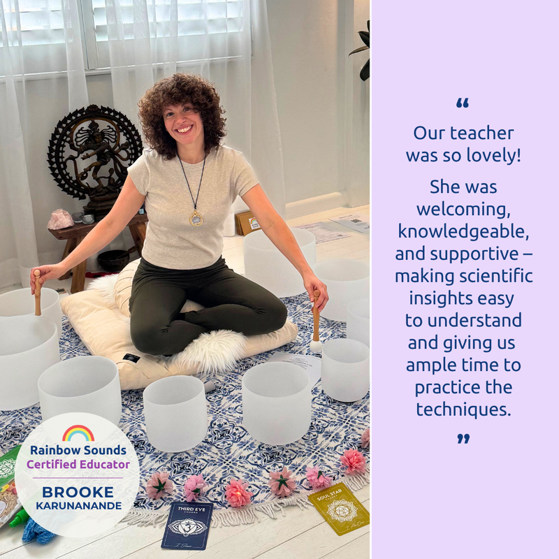 WORCESTER, MA | Apr 11 - 2026 | Level 1 Crystal Bowls Certificate | Half Day Class