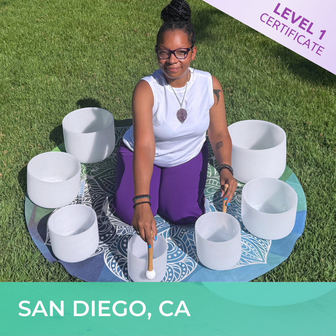 SAN DIEGO, CA | Nov 7 - 2026 | Level 1 Crystal Bowls Certificate | Half Day Class