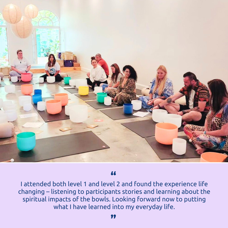 ADELAIDE Apr 12 - 2026 | Level 1 Crystal Bowls Certificate | Half Day Class
