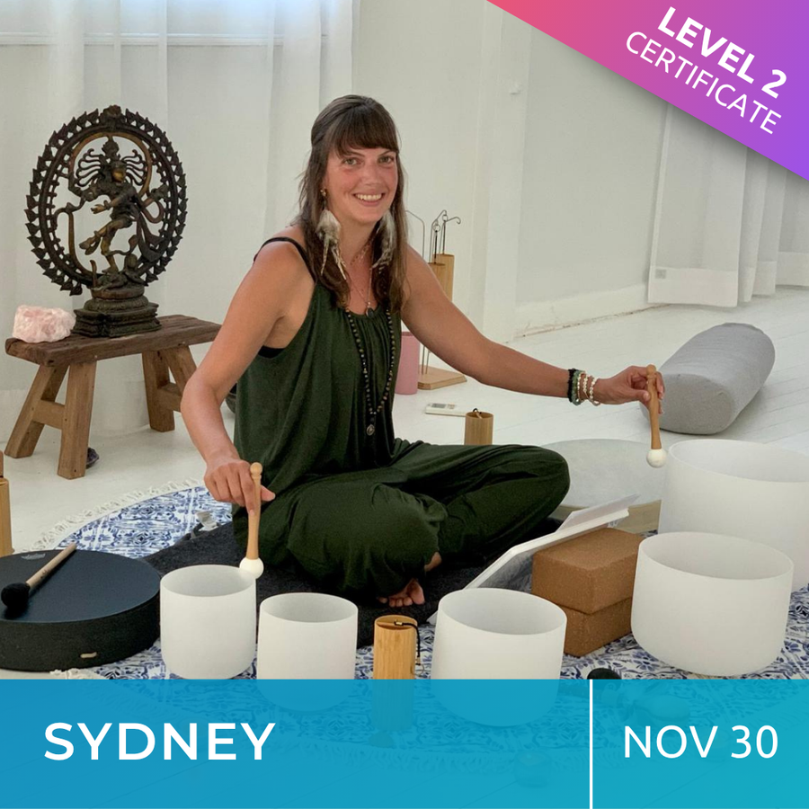 SYDNEY | Nov 30 | Level 2 Crystal Bowls Certificate | Half Day Class