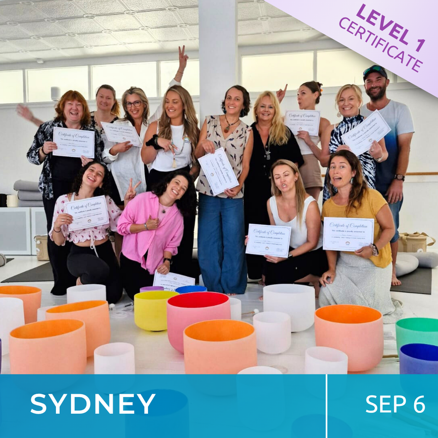 SYDNEY | Sep 6 | Level 1 Crystal Bowls Certificate | Half Day Class
