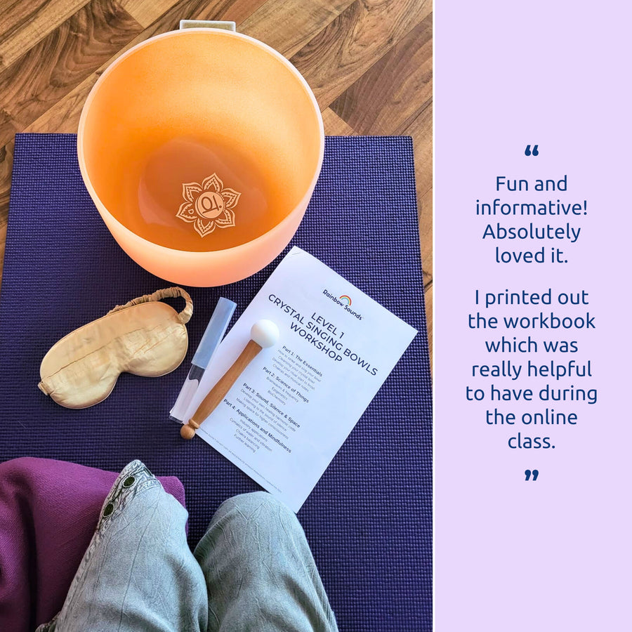 MELBOURNE | Jan 31 - 2026 | Level 1 Crystal Bowls Certificate | Half Day Class