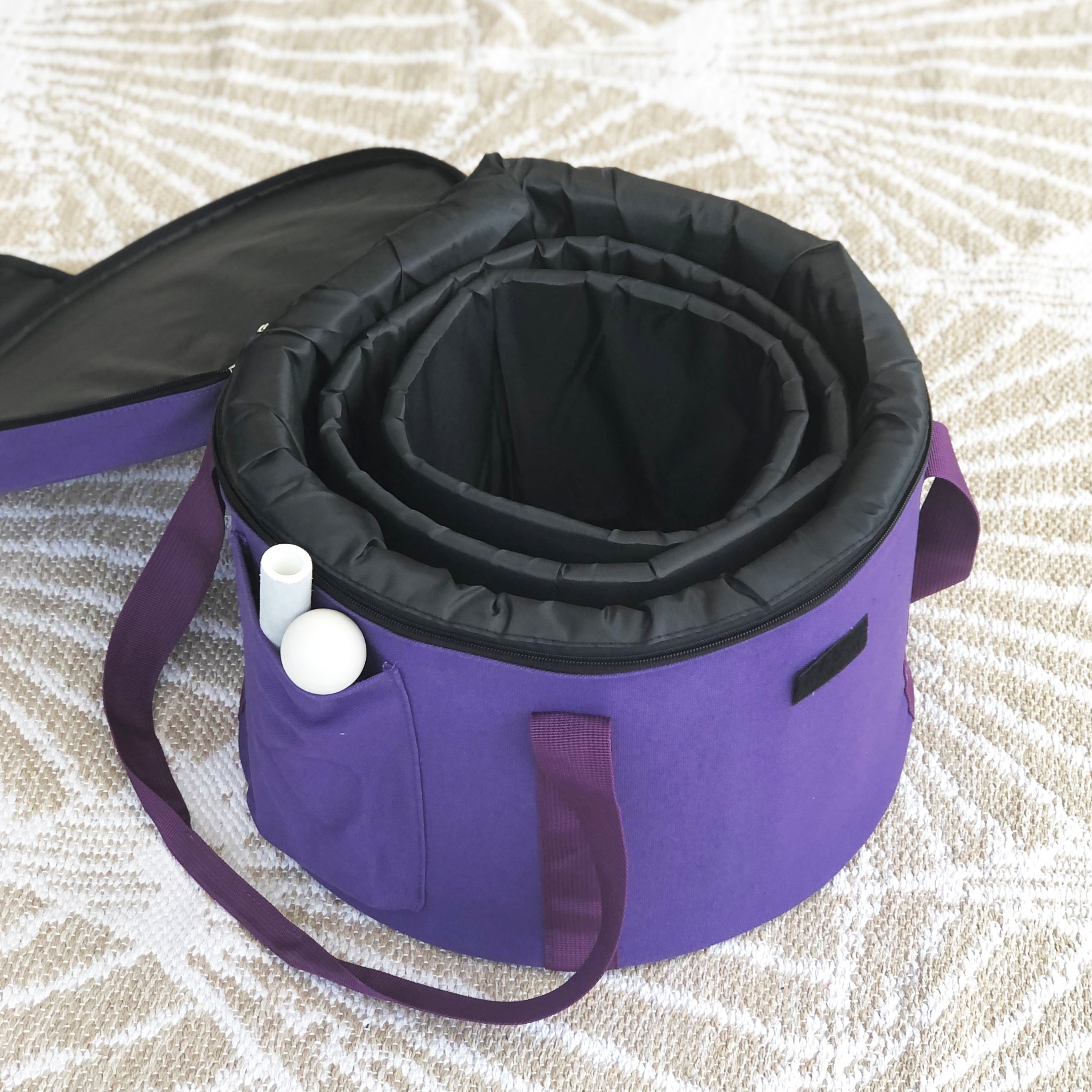 Purple 11" Carry Bag (holds set of 3 bowls)