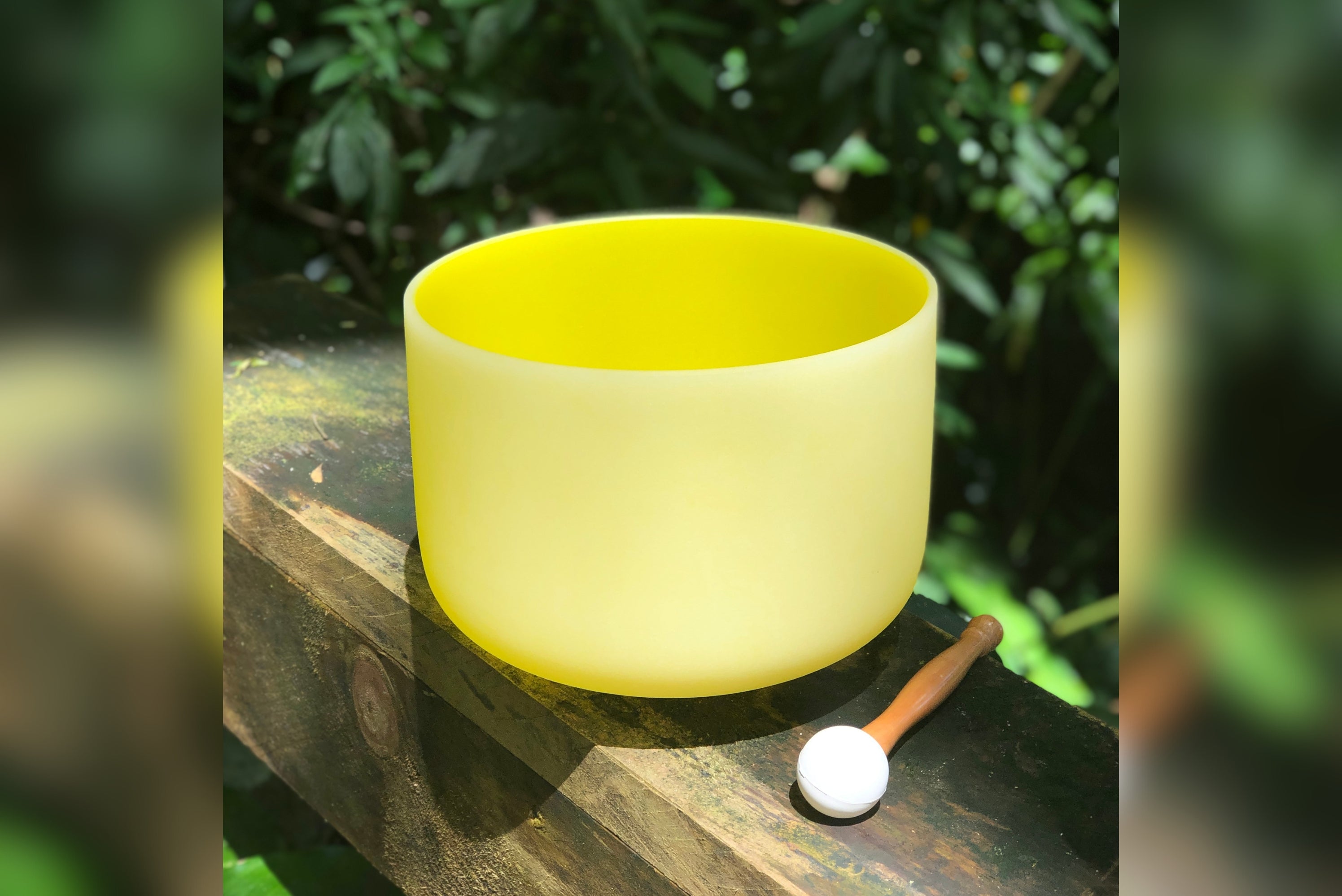 Solar Plexus Chakra Crystal Singing Bowl