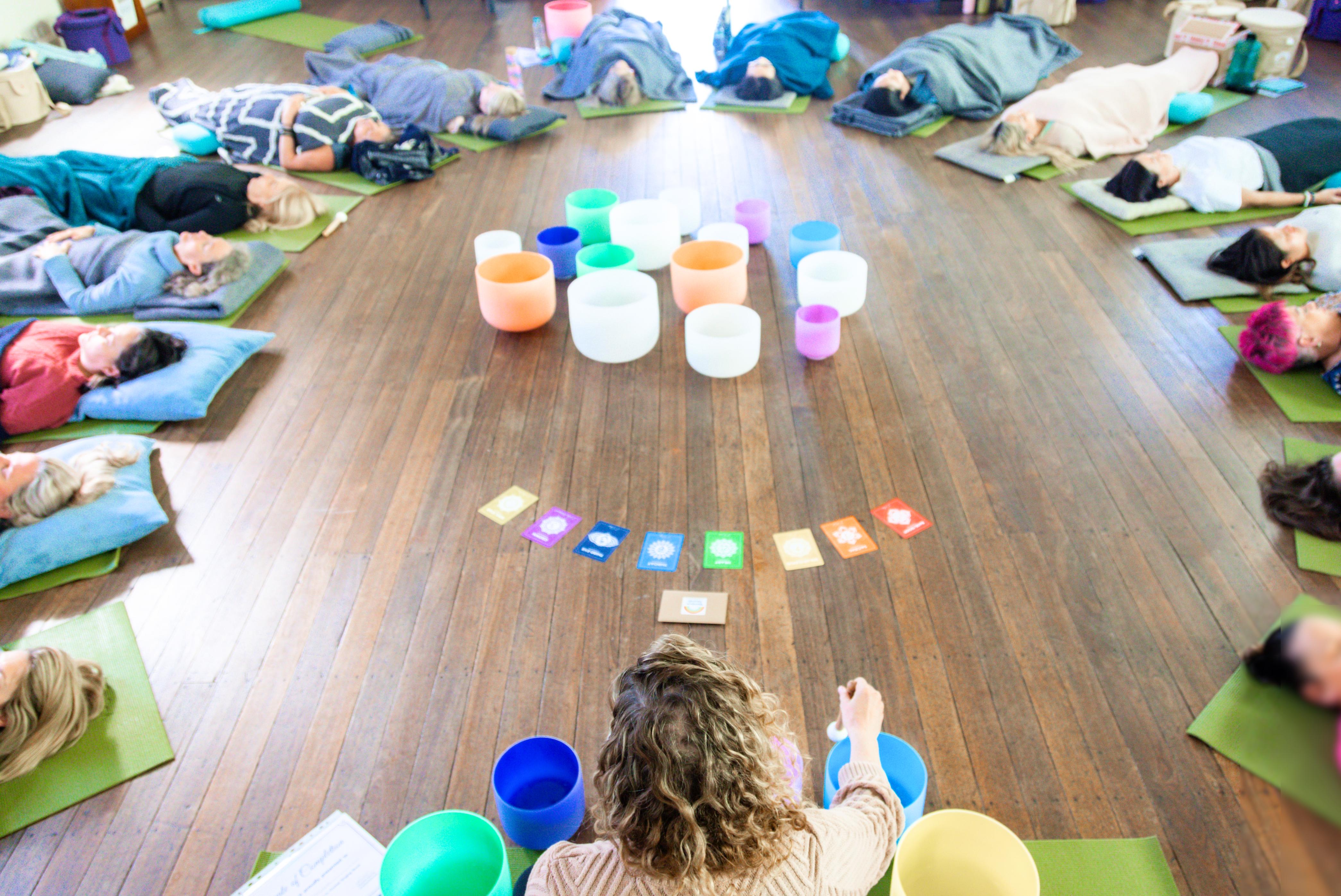 Become an Accredited Sound Bath Practitioner with Rainbow Sounds Level 2 Course