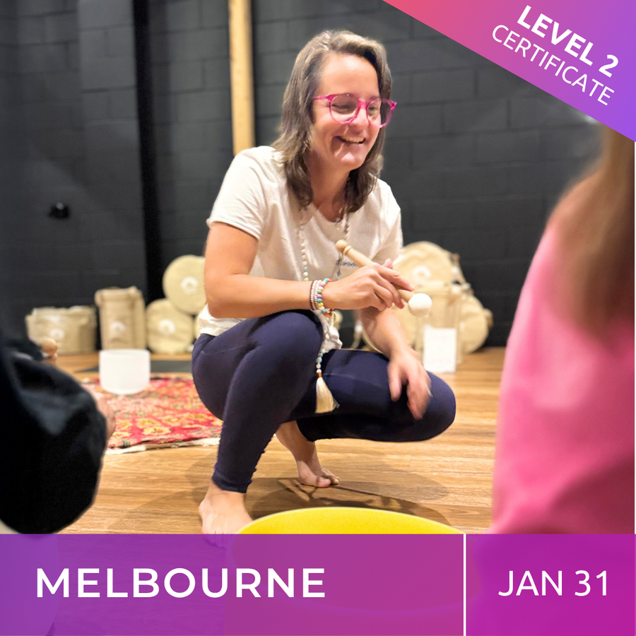 MELBOURNE | Jan 31 | Level 2 Crystal Bowls Certificate | Half Day Class