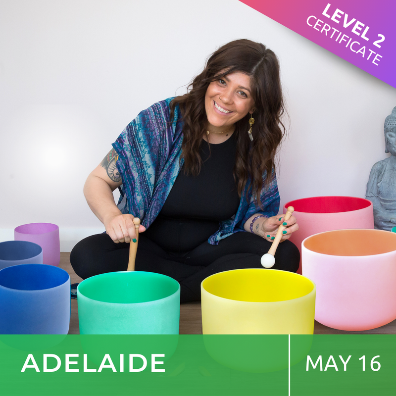 ADELAIDE | May 16 | Level 2 Crystal Bowls Certificate | Half Day Class