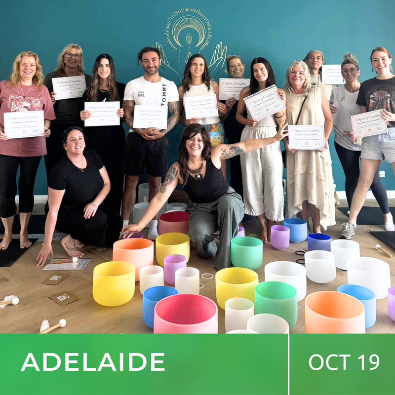 ADELAIDE | Oct 19 | Level 2 Crystal Bowls Certificate | Half Day Class