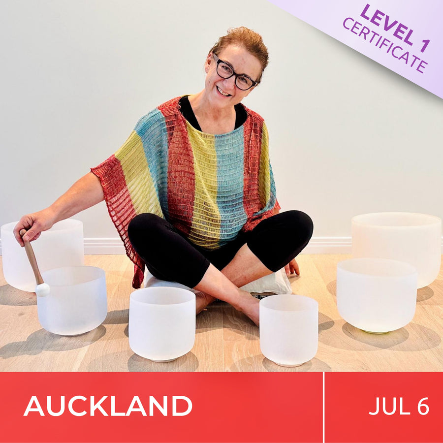 AUCKLAND | Jul 6 | Level 1 Crystal Bowls Certificate | Half Day Class