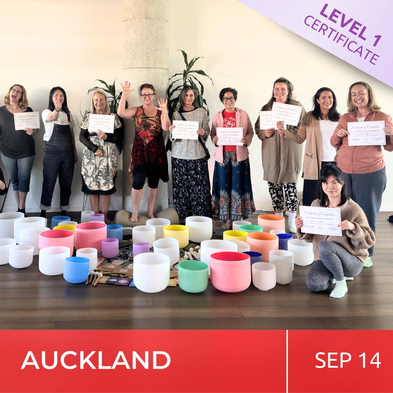 AUCKLAND | Sep 14 | Level 1 Crystal Bowls Certificate | Half Day Class