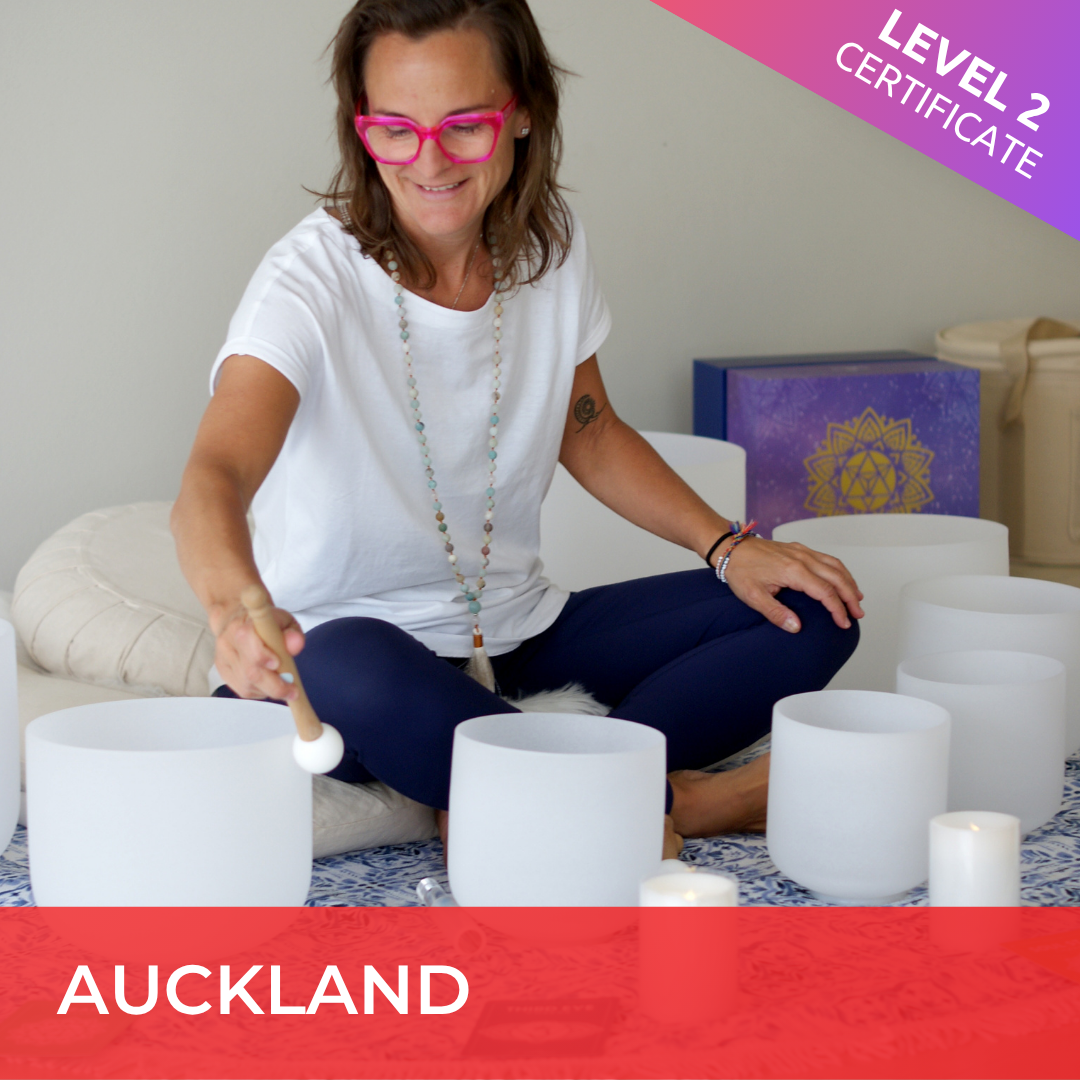 AUCKLAND | Nov 14 - 2026 | Level 2 Crystal Bowls Certificate | Half Day Class