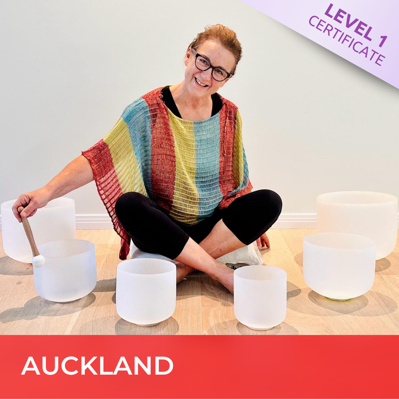 AUCKLAND | May 24 - 2026 | Level 1 Crystal Bowls Certificate | Half Day Class |