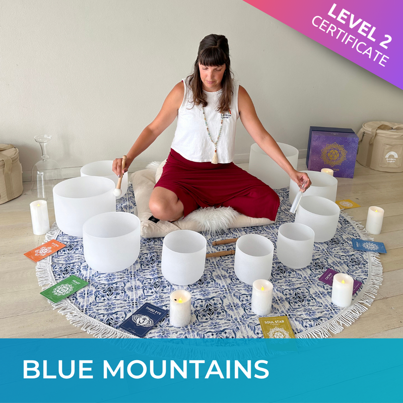 BLUE MOUNTAINS | June 27 | Level 2 Crystal Bowls Certificate | Half Day Class