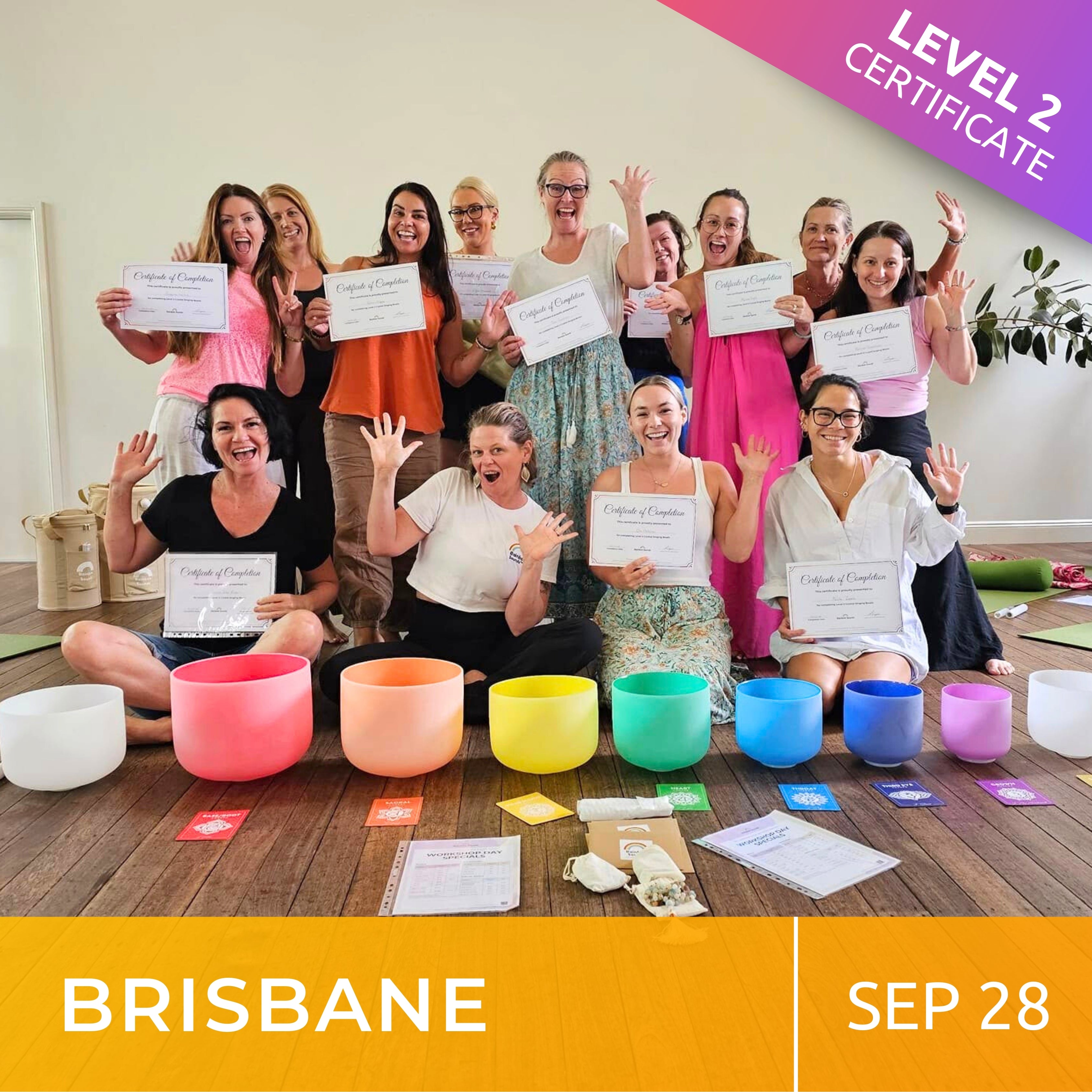 BRISBANE | Sep 28 | Level 2 Crystal Bowls Certificate | Half Day Class