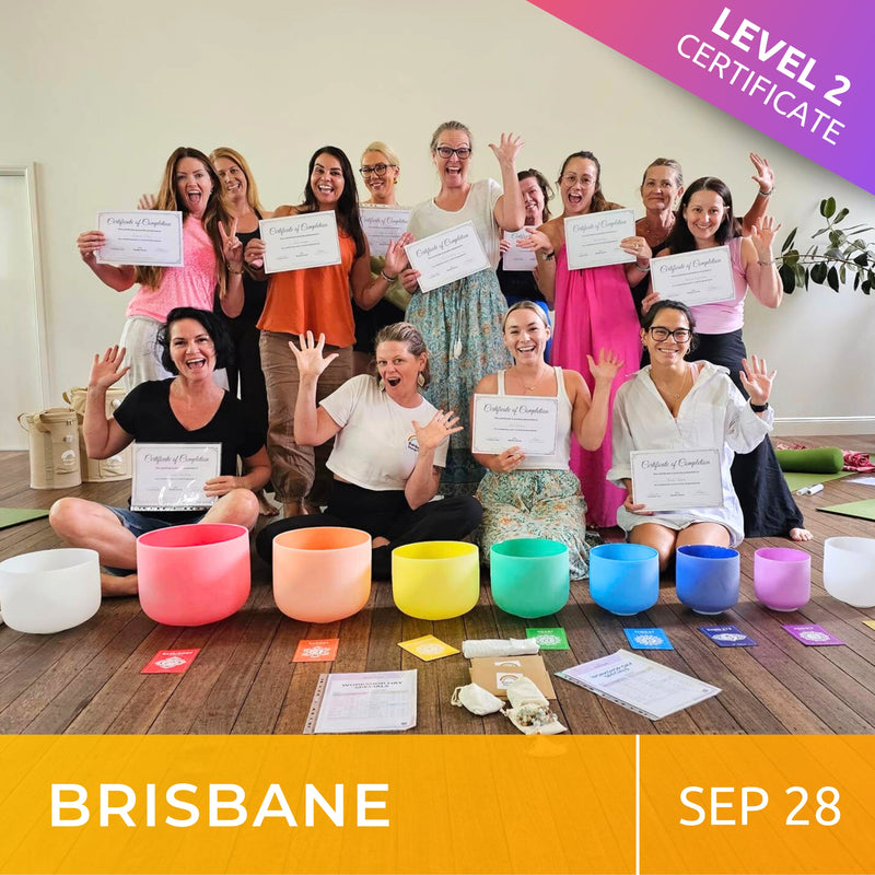 BRISBANE | Sep 28 | Level 2 Crystal Bowls Certificate | Half Day Class