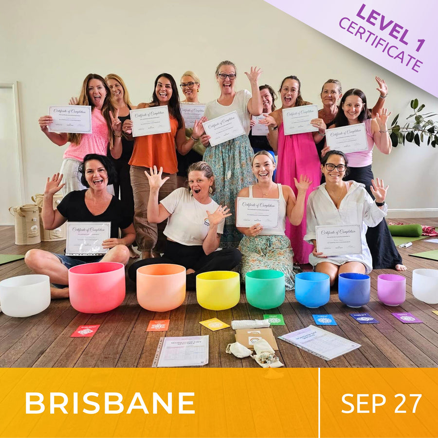 BRISBANE | Sep 27 | Level 1 Crystal Bowls Certificate | Half Day Class
