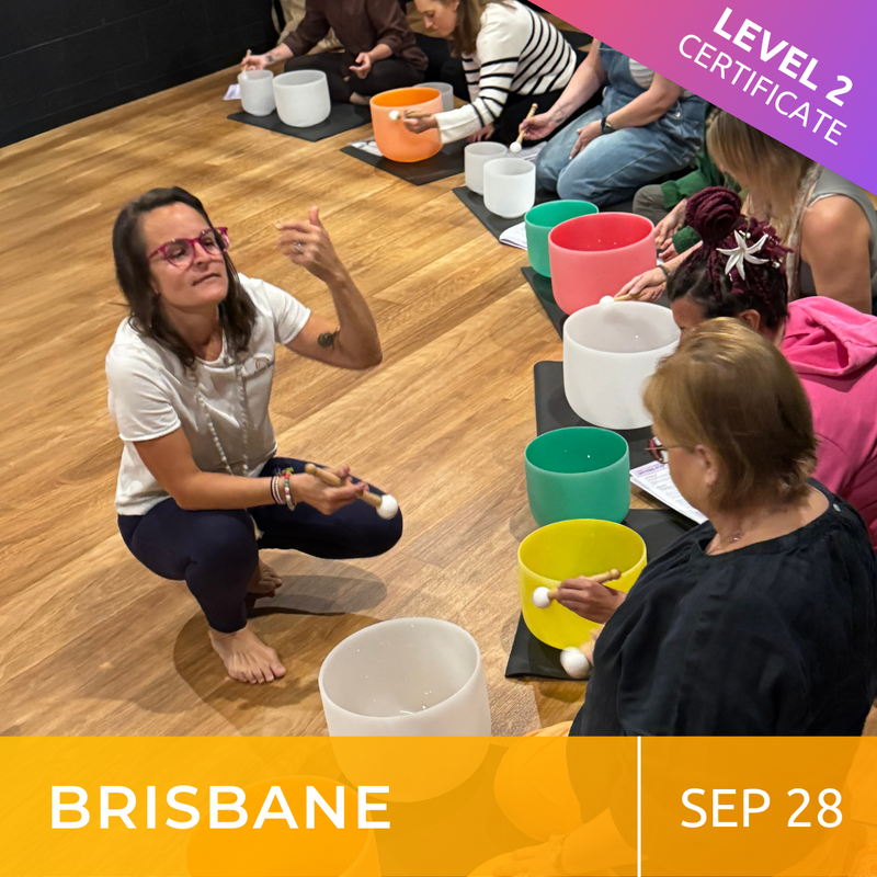 BRISBANE | Sep 28 | Level 2 Crystal Bowls Certificate | Half Day Class