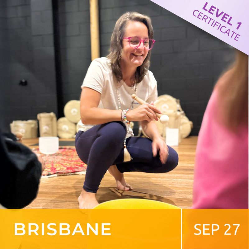 BRISBANE | Sep 27 | Level 1 Crystal Bowls Certificate | Half Day Class