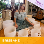BRISBANE Oct 17 - 2026 | Level 1 Crystal Bowls Certificate | Half Day Class