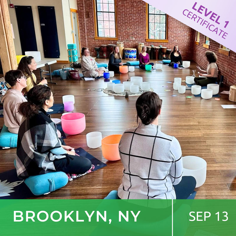 BROOKLYN, NEW YORK | Sep 13 | Level 1 Crystal Bowls Certificate | Half Day Class