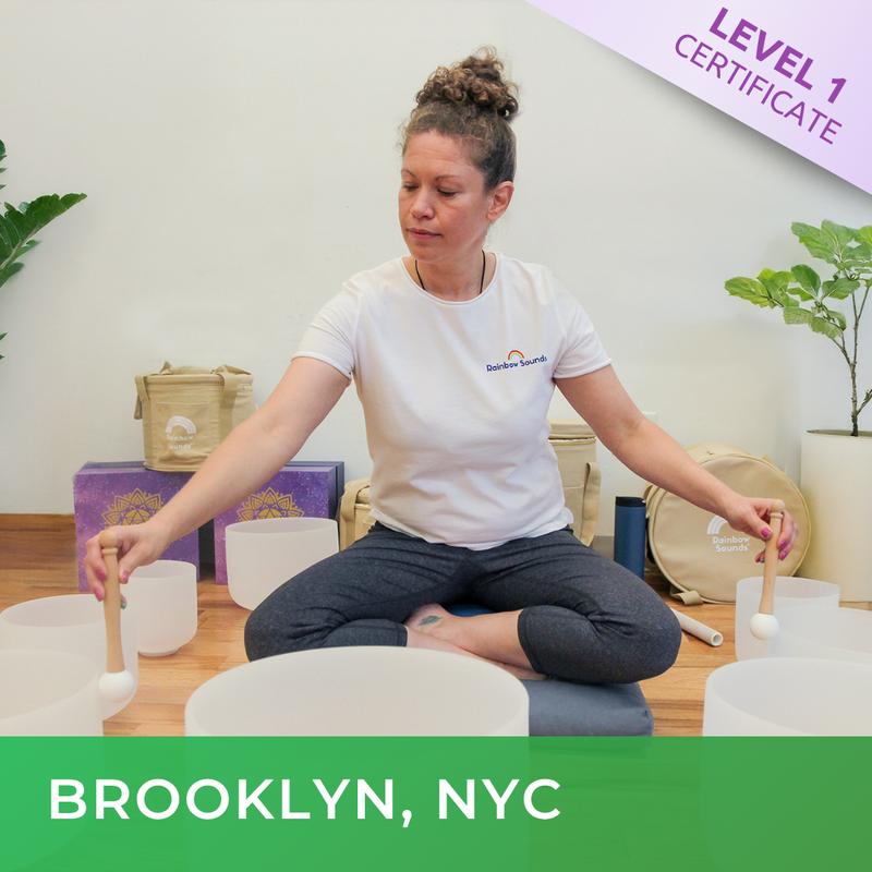BROOKLYN (Bushwick), NYC | May 16 - 2026 | Level 1 Crystal Bowls Certificate | Half Day Class