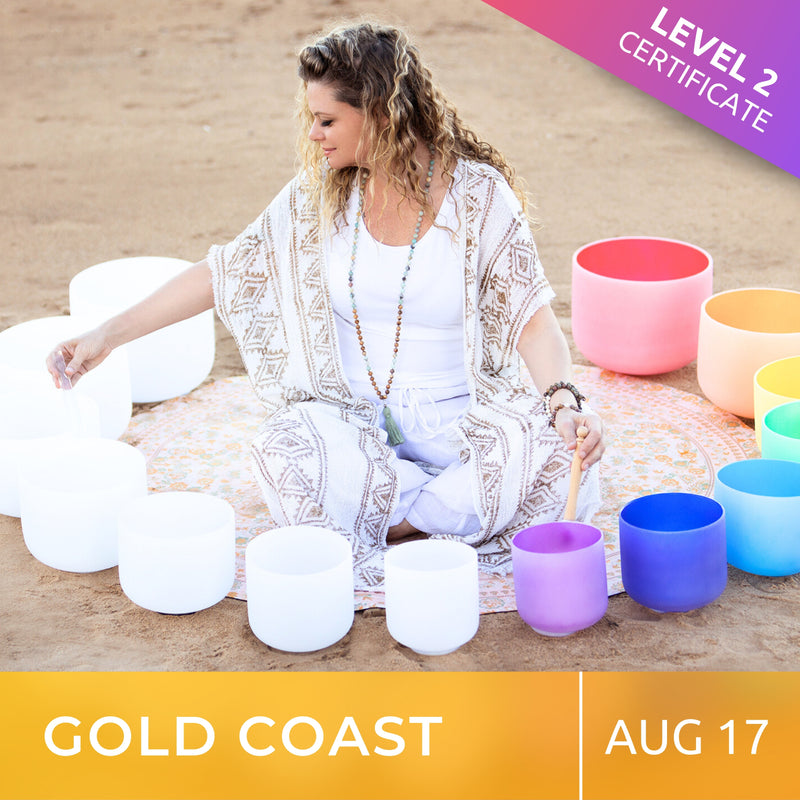 GOLD COAST | Aug 17 | Level 2 Crystal Bowls Certificate | Half Day Class