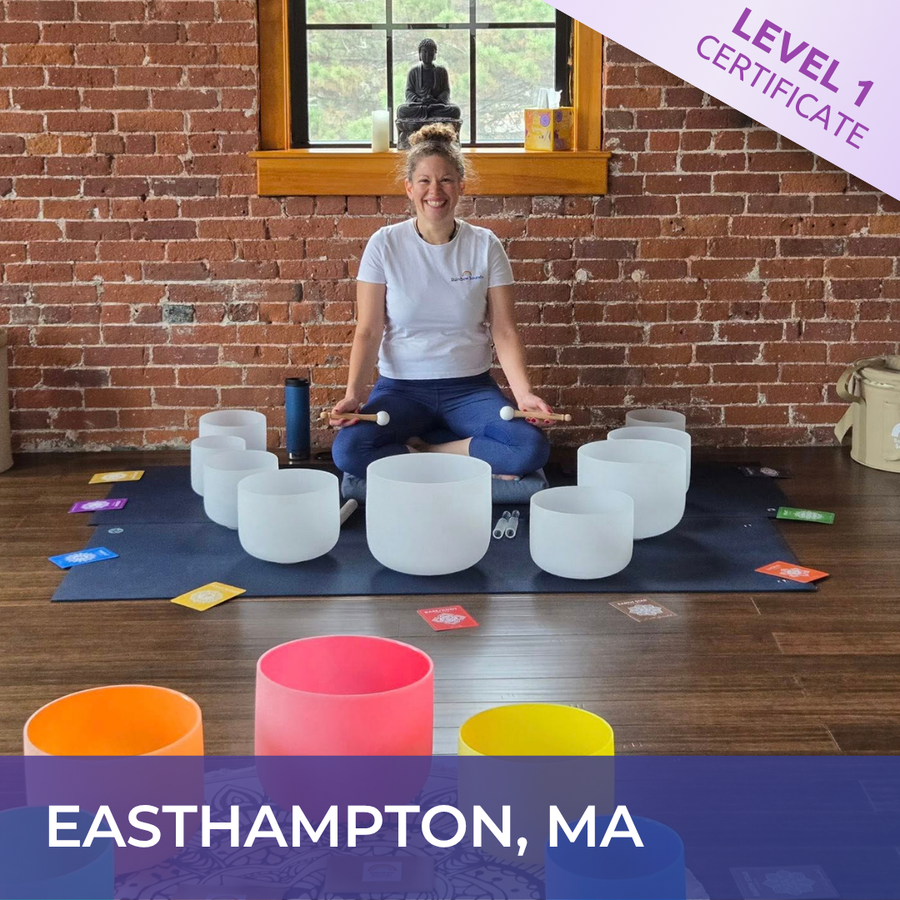 EASTHAMPTON, MA | Oct 24- 2026 | Level 1 Crystal Bowls Certificate | Half Day Class
