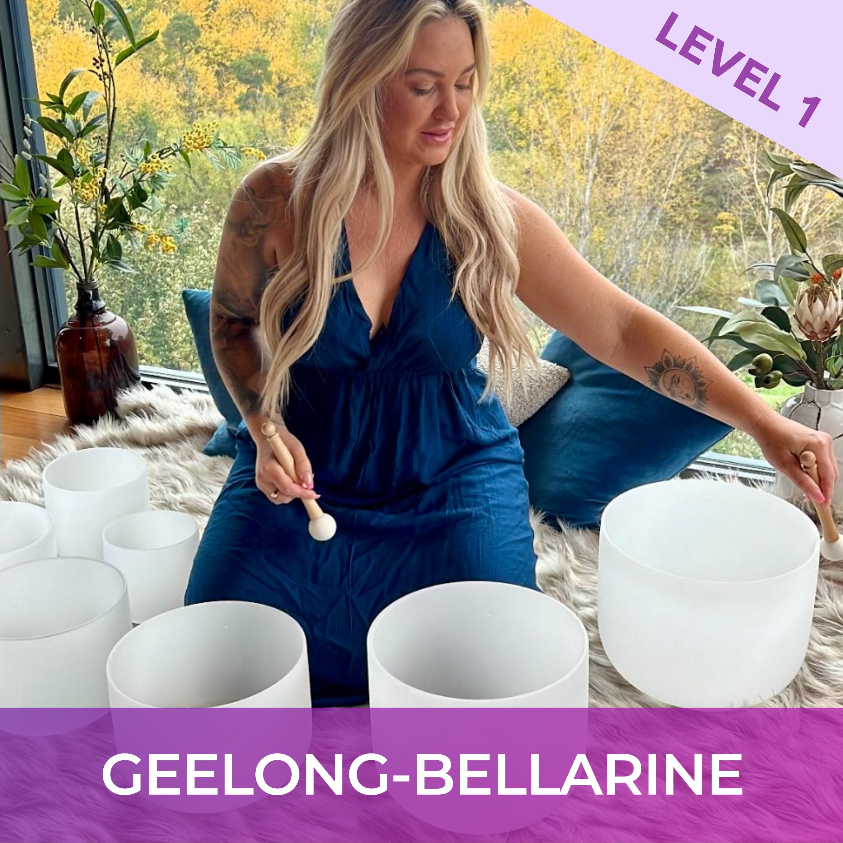 GEELONG-BELLARINE Jul 20 | Level 1 Crystal Singing Bowls Workshop