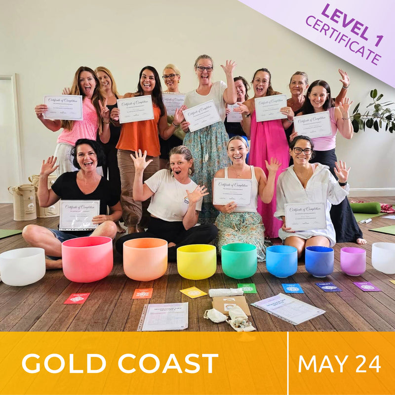 GOLD COAST | May 24 | Level 1 Crystal Bowls Certificate | Half Day Class