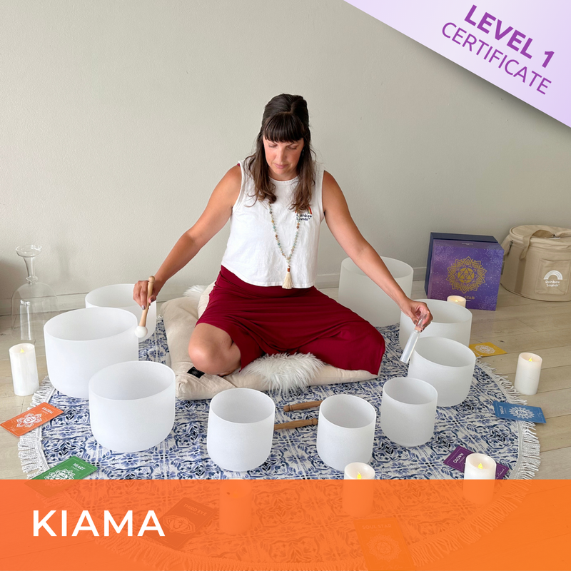 KIAMA Jun 6 - 2026 | Level 1 Crystal Bowls Certificate | Half Day Class