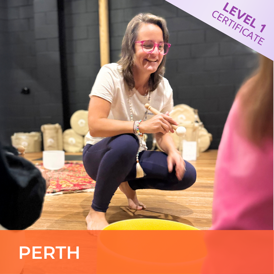 PERTH | Aug 29 - 2026 | Level 1 Crystal Bowls Certificate | Half Day Class
