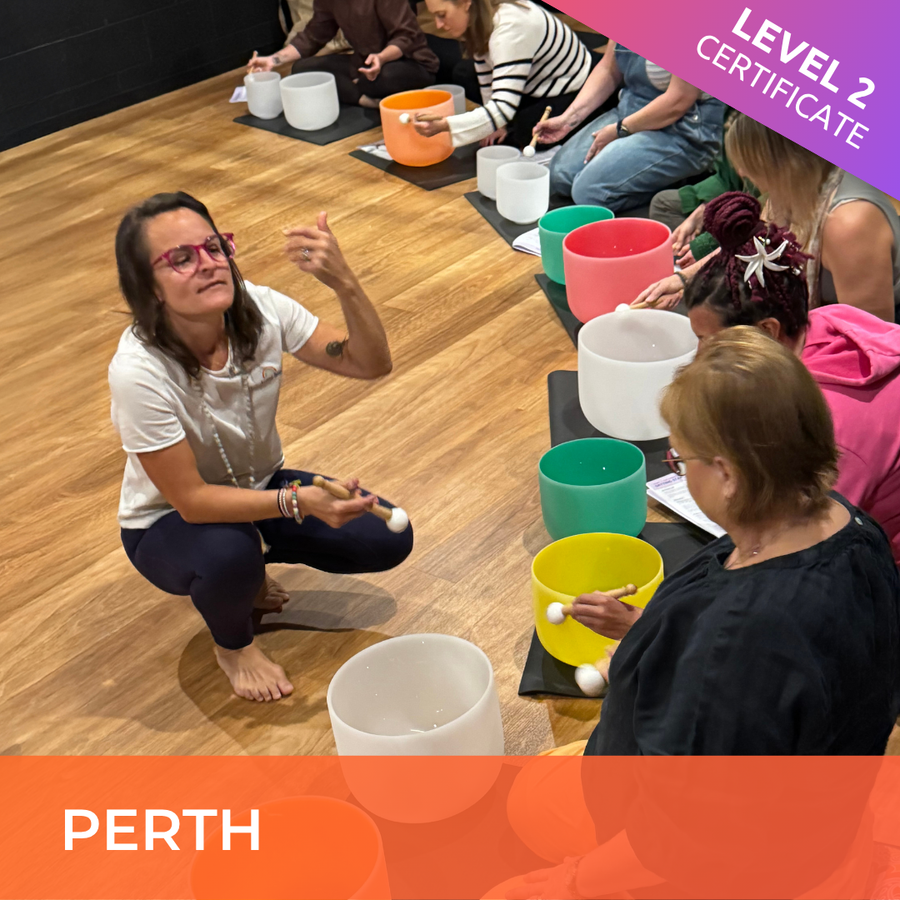 PERTH | Aug 30 - 2026 | Level 2 Crystal Bowls Certificate | Half Day Class