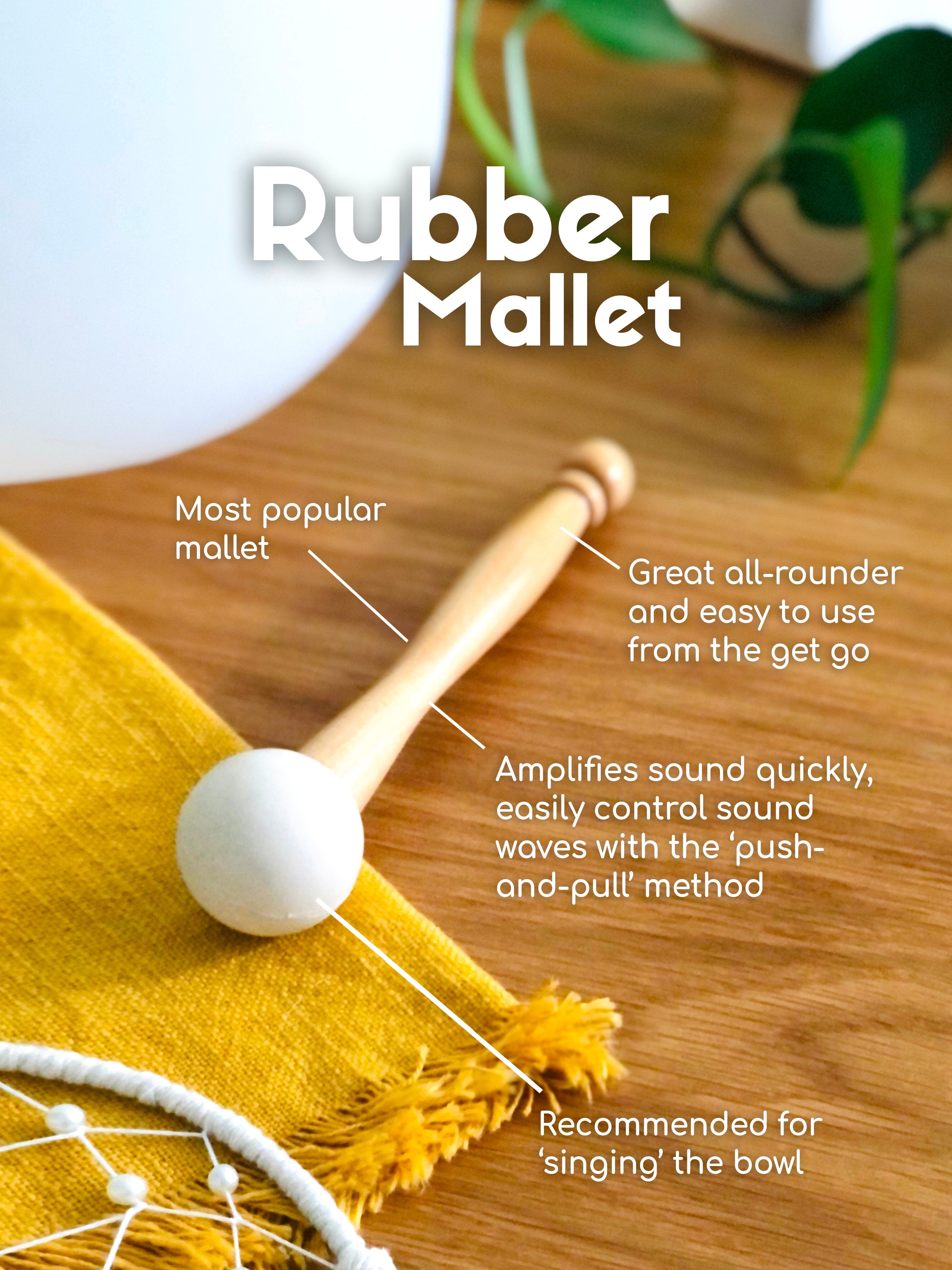 2 Pack Rubber Mallets