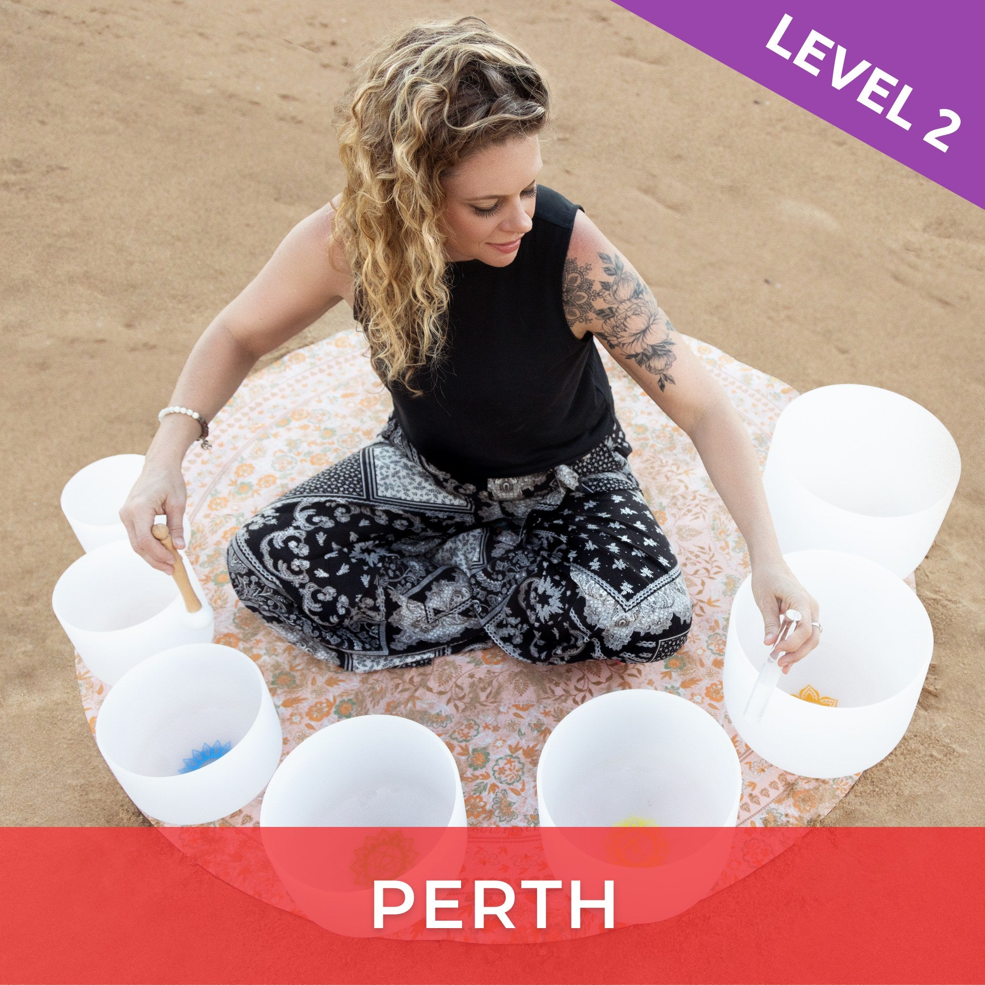 Crystal Singing Bowl Workshop Perth for Yoga Teachers and Practitioners