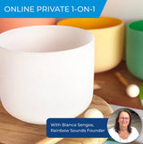 Live ONLINE 1 on 1 Training  | Sound Bath Practitioner Training With Crystal Bowls