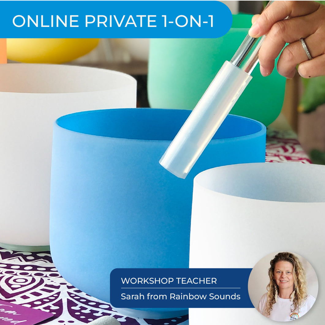 ONLINE Private 1 on 1 Training  | Level 2 Crystal Singing Bowls Workshop