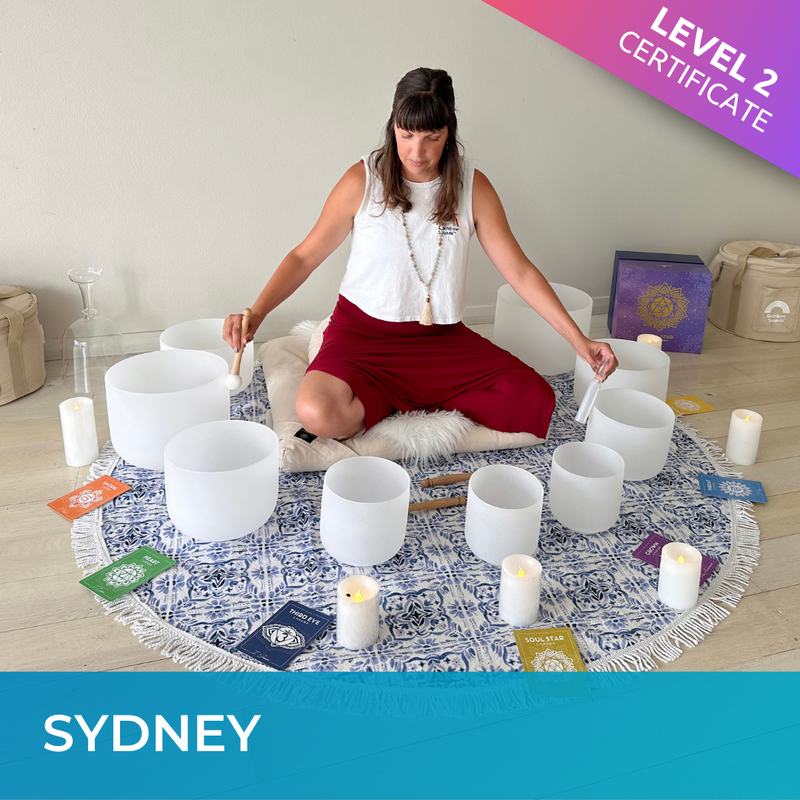 SYDNEY | Aug 2 | Level 2 Crystal Bowls Certificate | Half Day Class