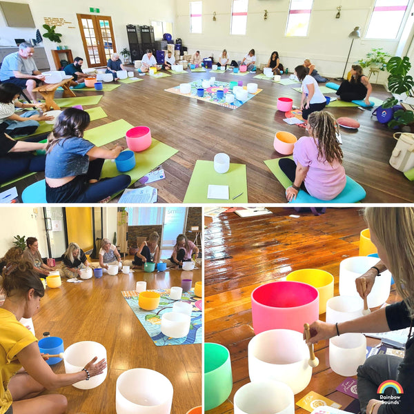 Load image into Gallery viewer, ADELAIDE Oct 29 | Level 1 Crystal Singing Bowls Workshop For Beginners
